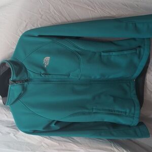 North Face teal Jacket size small